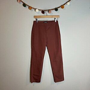 Express mauve Columnist Ankle Mid Rise dress pants